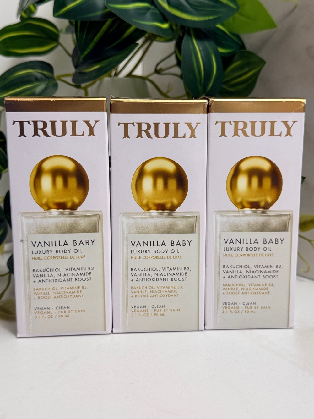 TRULY Vanilla Baby Luxury Body Oil - x3
